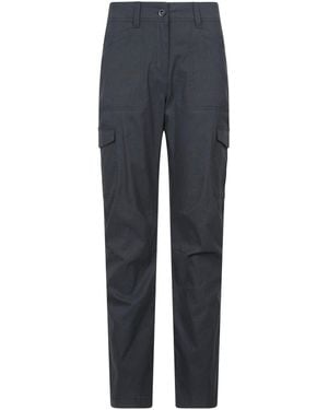 Mountain Warehouse Stretch Quick Drying Uv Max Cargo Pants - Blue
