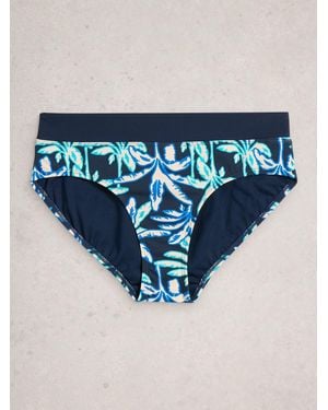 White Stuff Valley Bikini Bottoms - Blue