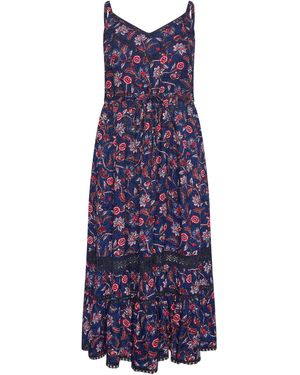 Evans Blaues Sundress Mit Häkelbesatzeu 50-52 (Uk 22-24) - Lila