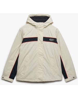 Superdry Vintage Hooded Wind Jacket - Natural