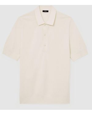Reiss Warren Polo Shirt - Natural