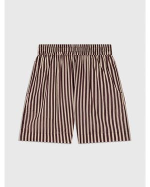 Whistles Stripe Beach Shorts - White