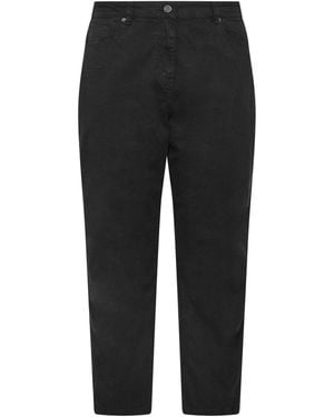 Evans Barrel Leg Jeans - Black