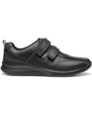 Hotter Energise Touch Fastening Regular Fit Shoes - Schwarz