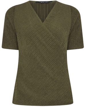 M Com Wrap Top - Green
