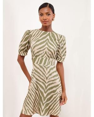 Lipsy Short Sleeve Underbust Mini Jersey Dress - Multicolor