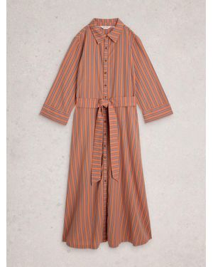 White Stuff Soma Shirt Dress - Pink