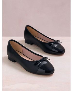 Lipsy Standard Fit Toecap Ballerinas - White
