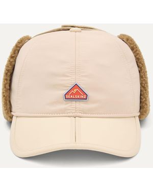 SealSkinz Upton Waterproof Extreme Cold Weather Puffer Hat - Natural