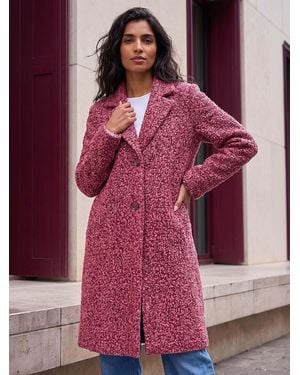 Roman Teddy Smart Coat - Pink
