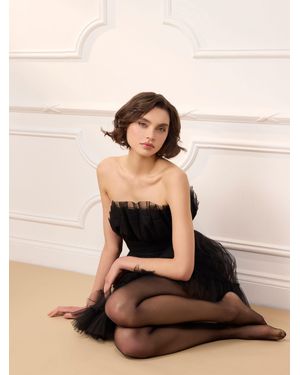 Heist 15 Denier Sheer Tights - Natural