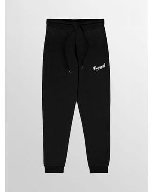 Pineapple Petite Skinny 100% Cotton Retro Sweatpants - Black