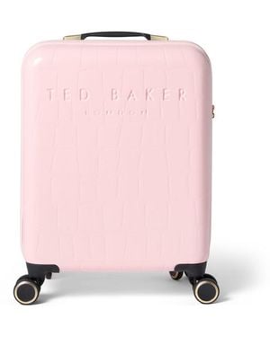Ted Baker Icon Croc Cabin Case - Pink