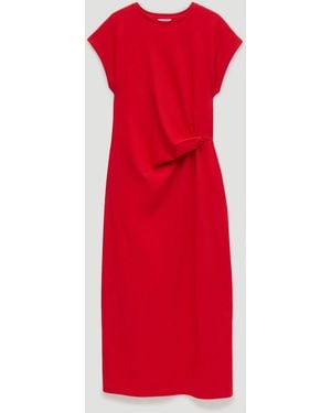 Hush Athena Twist-Detail Jersey Dress - Red