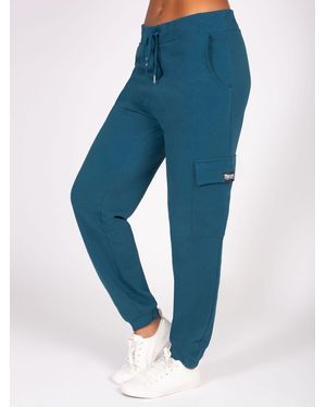 Pineapple Cargo Sweatpants - Blue