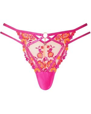 Ann Summers Ann Summers Tropical Tease Ditsy Thong Knickers - Pink