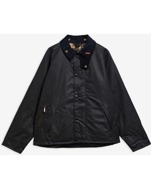 Barbour Icons Transport Wax Jacket - Black