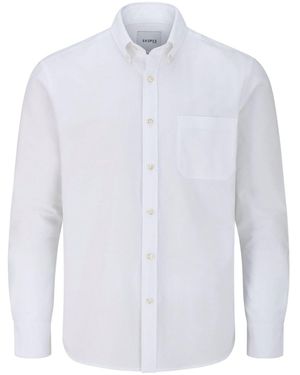 Skopes Tailored Fit Casual Oxford Shirt - White