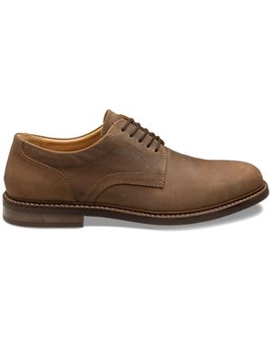 Loake Oiled Nubuck Derby Shoes - Braun