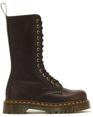 Dr. Martens 1B99 Bex 14-Eye Soft Ambassador Leather Boots - Black