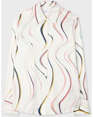 Paul Smith Signature Swirl Shirt - Natural