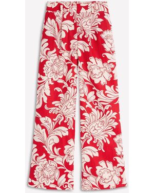 Boden Kensington Linen Pants - Red