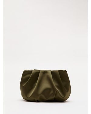 Phase Eight Phase Eight Satin Cloud Clutch - Green