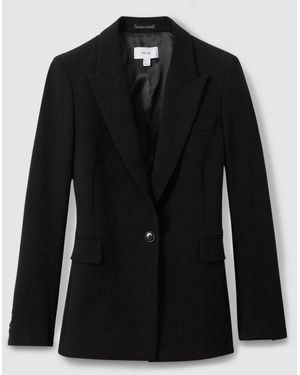 Reiss Gabi Einreihiger Tailored-Blazereu 38 (Uk 10) - Schwarz