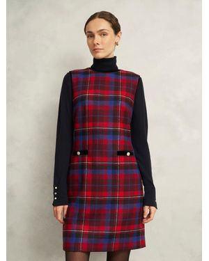 Hobbs Ingrid Wool Dress - Red