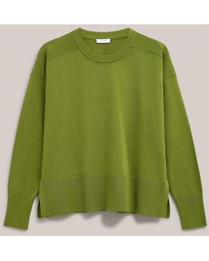 Hobbs Soft Moss Marsha Knitted Sweater - Green