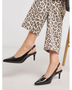 Simply Be Extra Wide Fit Slingback Court Shoes - Natural