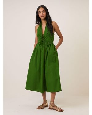 Nobody's Child Nobodys Child Lilijana Halter Midi Dress - Green