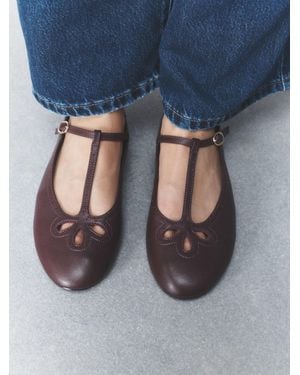 Next Forever Comfort Leather Mary Jane Shoes - Blue