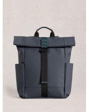 White Stuff Alex Rubberised Backpack - Blue