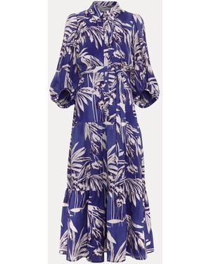 Phase Eight Coralie Shirt Dress - Purple