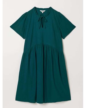 FatFace Fatface Immy Linen Dress - Green