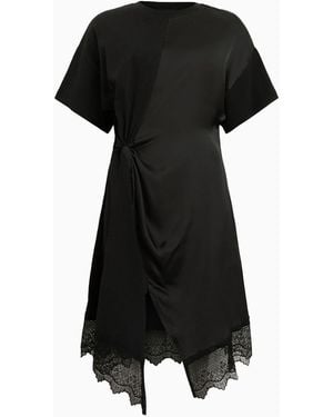 AllSaints Lana Paneled Mini Dress - Black