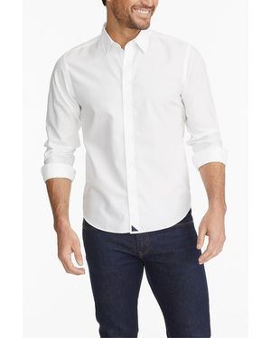 UNTUCKit Knitterfreies Las Cases Hemd Aus 100 Baumwolle Mit Relaxed Fit - Weiß