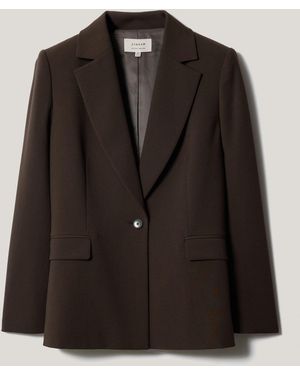 Jigsaw Kenley Crepe Blazer - Black