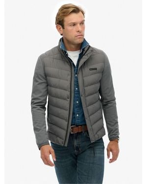 Superdry Storm Popper Softshell Jacket - Gray