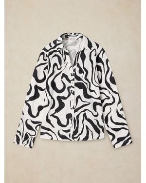 White Stuff Annie Jersey Shirt - White