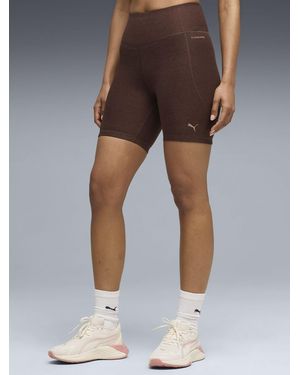 PUMA Cloudspun 6 Short Tights - Brown