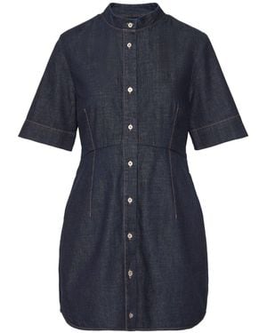 Calvin Klein Scuba Crepe Jumpsuit - Blue