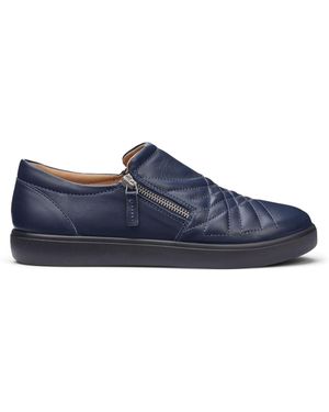 Hotter Extra Wide Fit Wonder Lace-Up Trainers - Blue