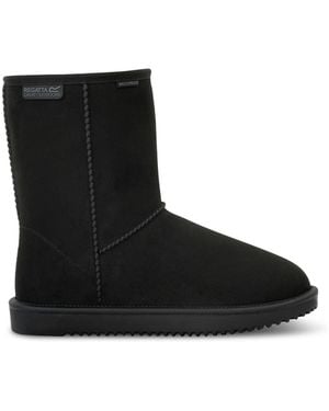 Regatta Risley Mid Length Cozy Faux Fur Lined Waterproof Boots - Black