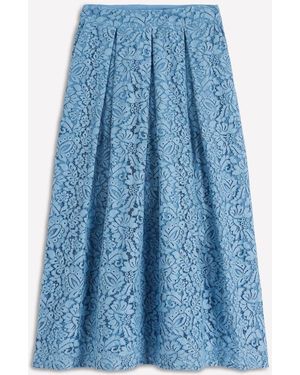 Boden Verity Lace Skirt - Blue