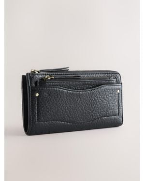 Next Zip Large Purse - Grey