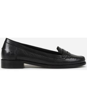 Bronx New-Rana Leather Penny Loafers - Black