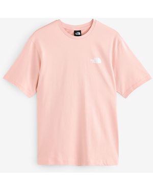 The North Face Half Dome Photo Back Print T-Shirt - Pink