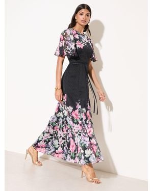 Friends Like These Chiffon Short Sleeve Midi Dress - White